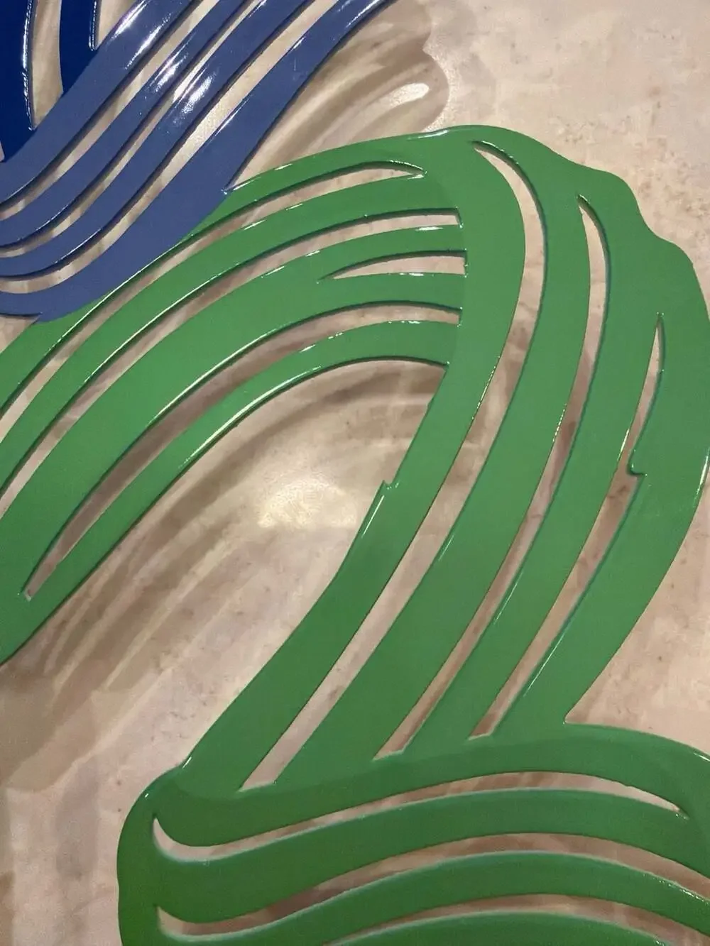 David‎ Gerstein Art Time Laser Cut Metal Decorative Wall Clock